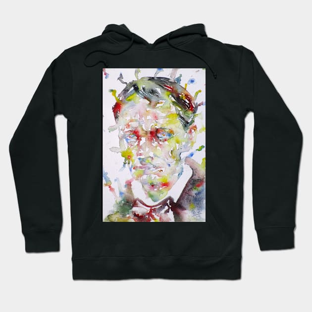 CHARLES BAUDELAIRE - watercolor portrait .2 Hoodie by lautir